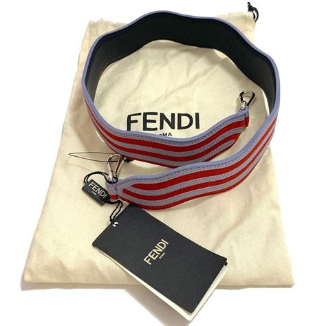 fendi logo shoulder strap|Fendi strap you striped.